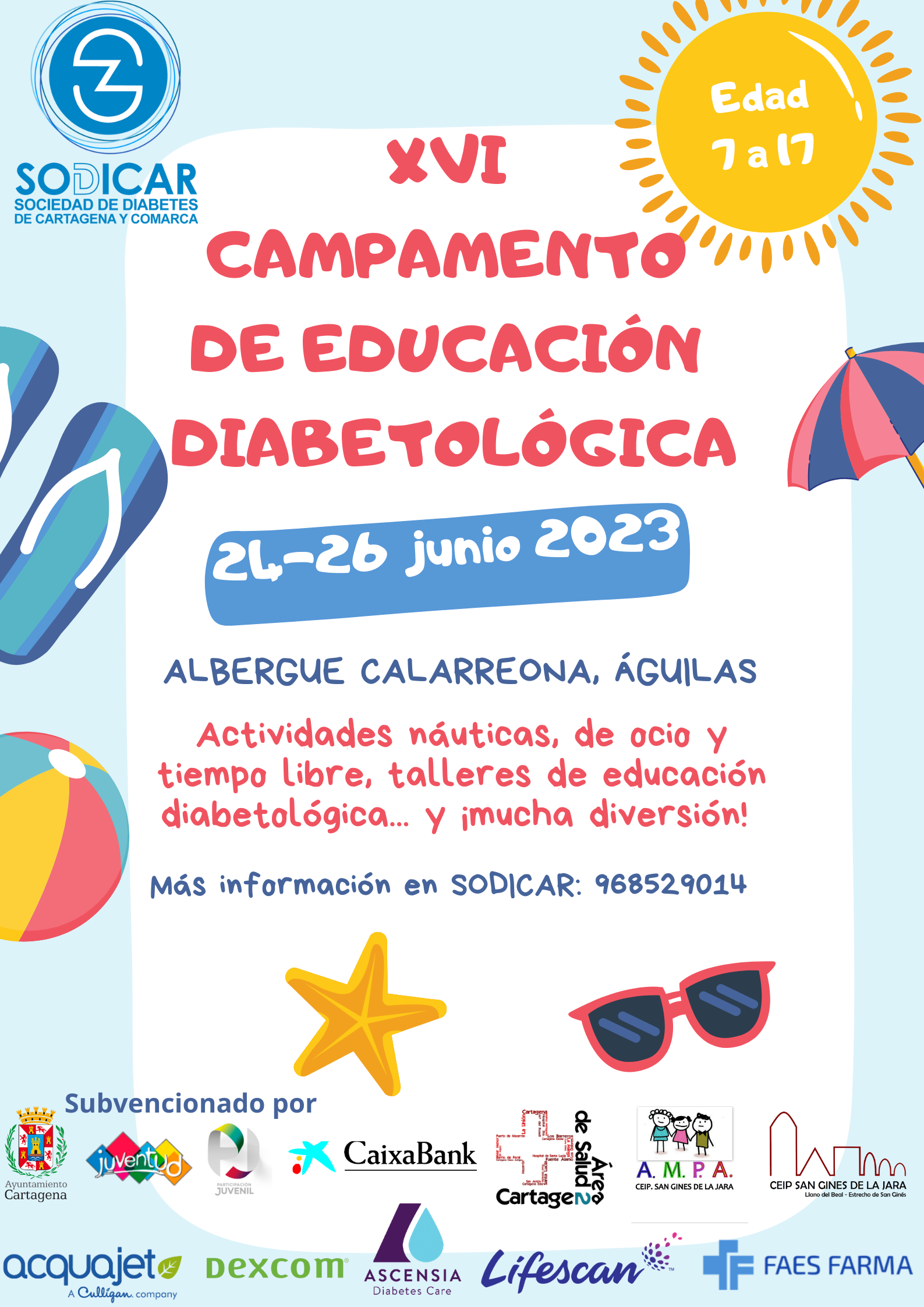 Cartel Campamento 2023 Para Web