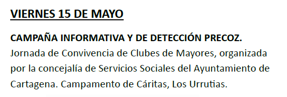 Viernes 15 De Mayo